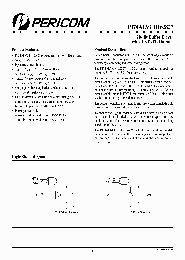 PI74ALVCH162827_1295947.PDF Datasheet