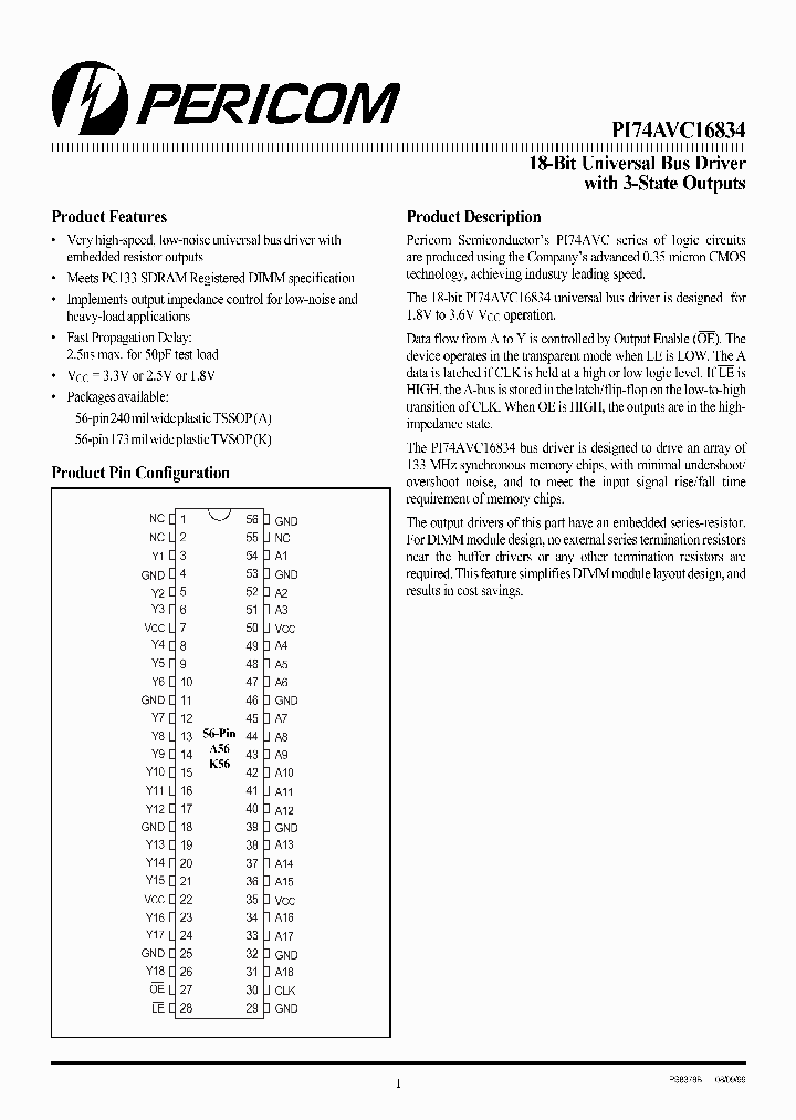 PI74AVC16834_1295964.PDF Datasheet