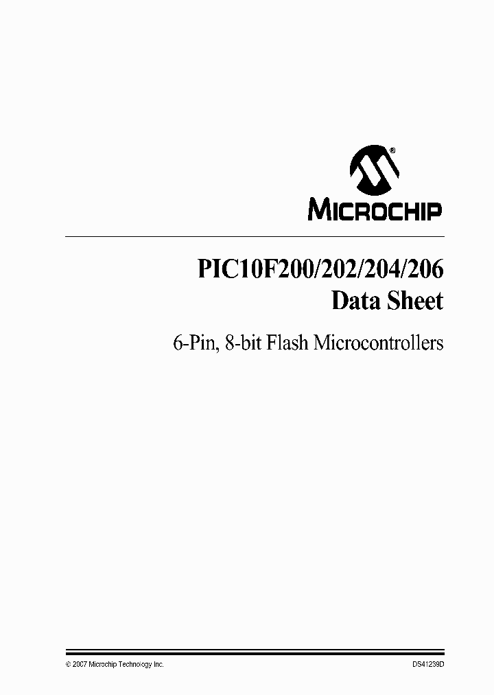 PIC10F200-EMC_1092709.PDF Datasheet