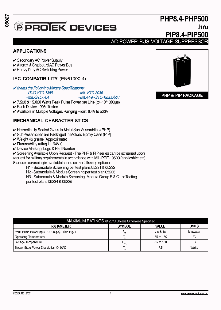 PIP84_1296273.PDF Datasheet