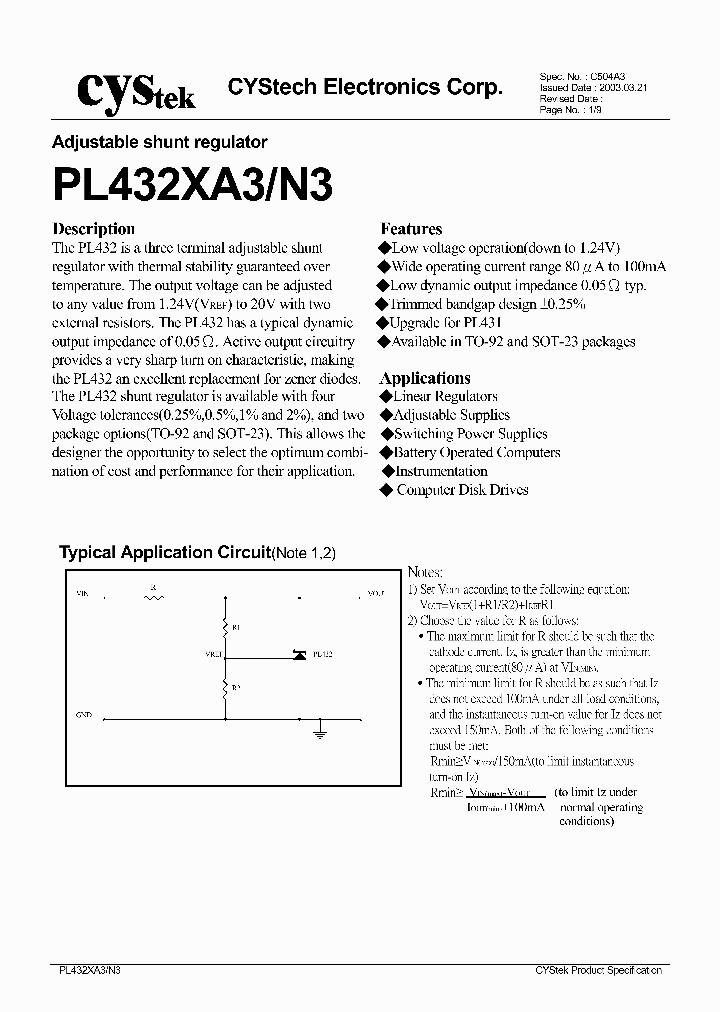 PL432XN3_1296396.PDF Datasheet