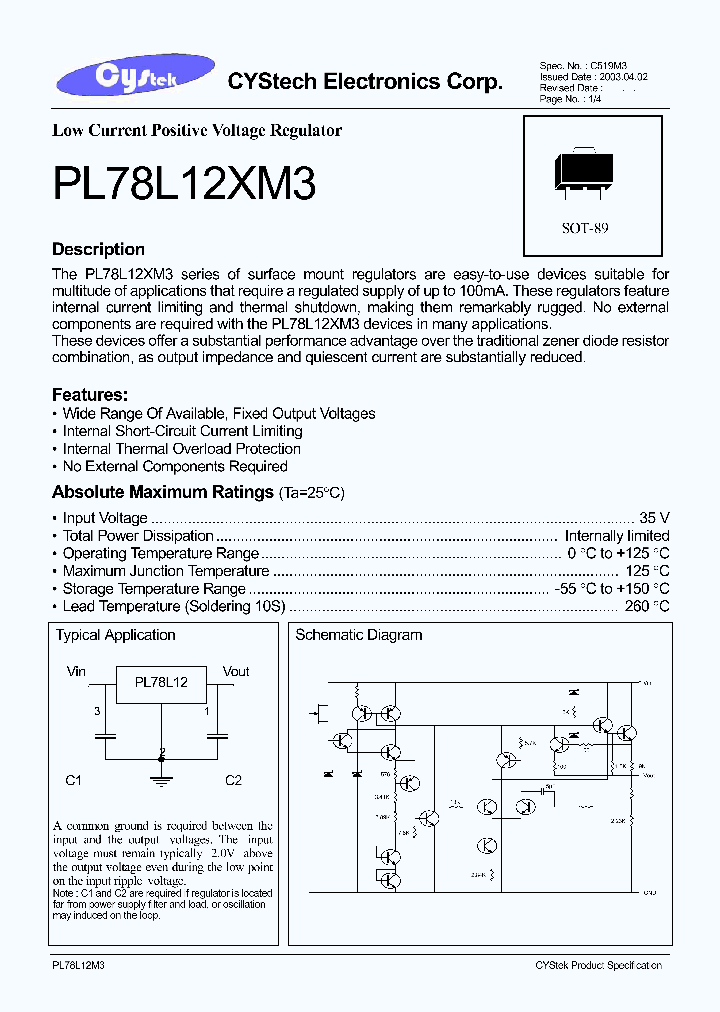 PL78L12XM3_1296445.PDF Datasheet