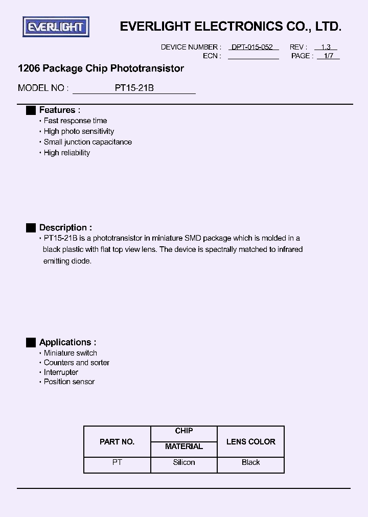 PT1521B_1138193.PDF Datasheet