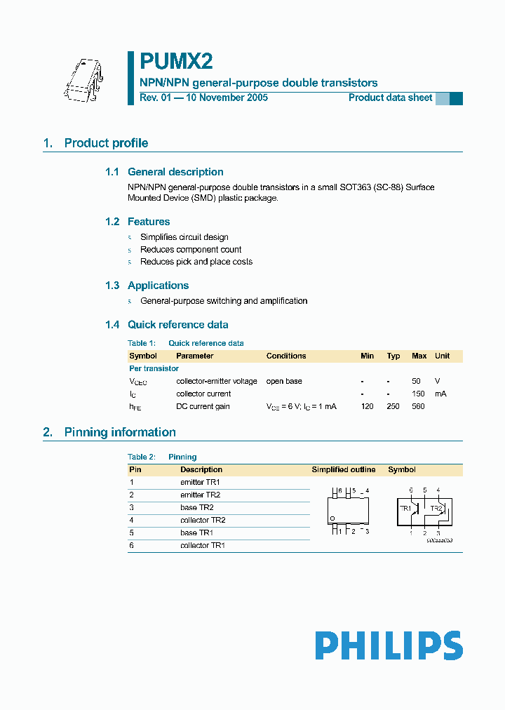 PUMX2_1298458.PDF Datasheet