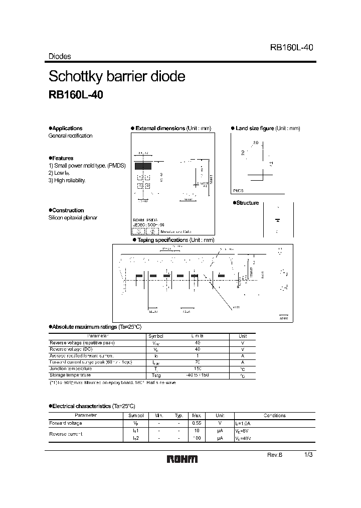 RB160L-401_1300680.PDF Datasheet