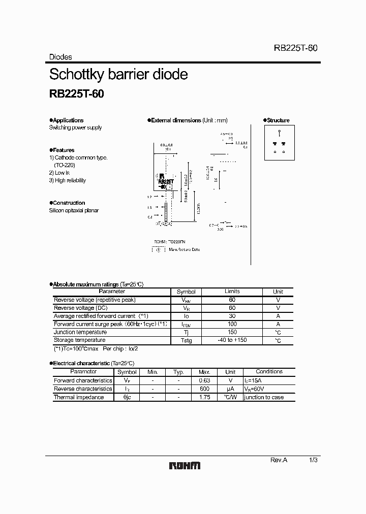 RB225T-60_1300708.PDF Datasheet