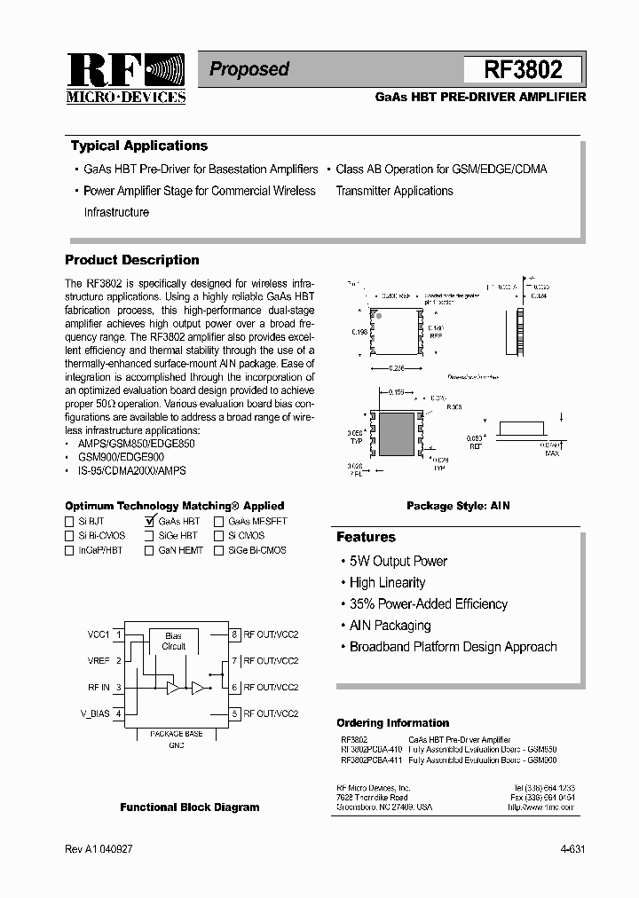 RF3802PCBA-411_1301469.PDF Datasheet