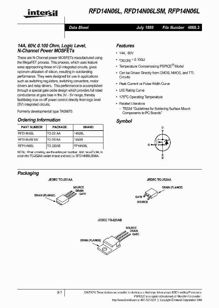 RFP14N06L_1301592.PDF Datasheet