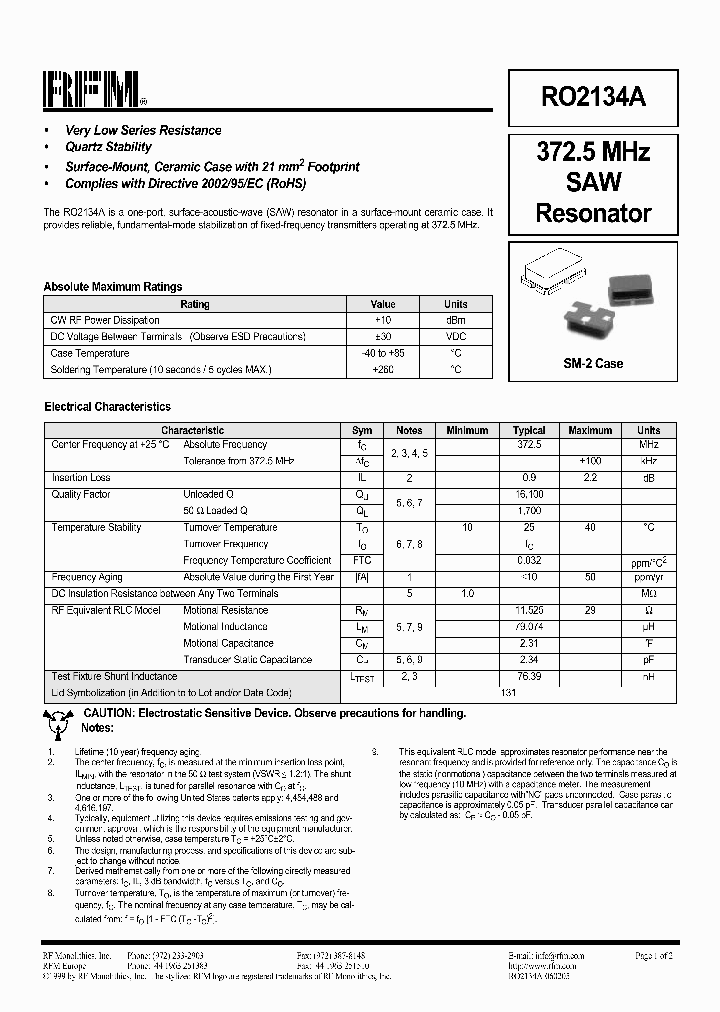 RO2134A_1302453.PDF Datasheet