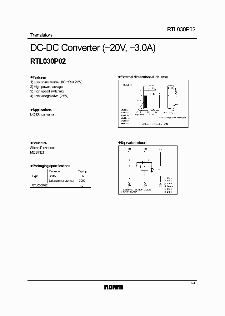 RTL030P02_1302920.PDF Datasheet