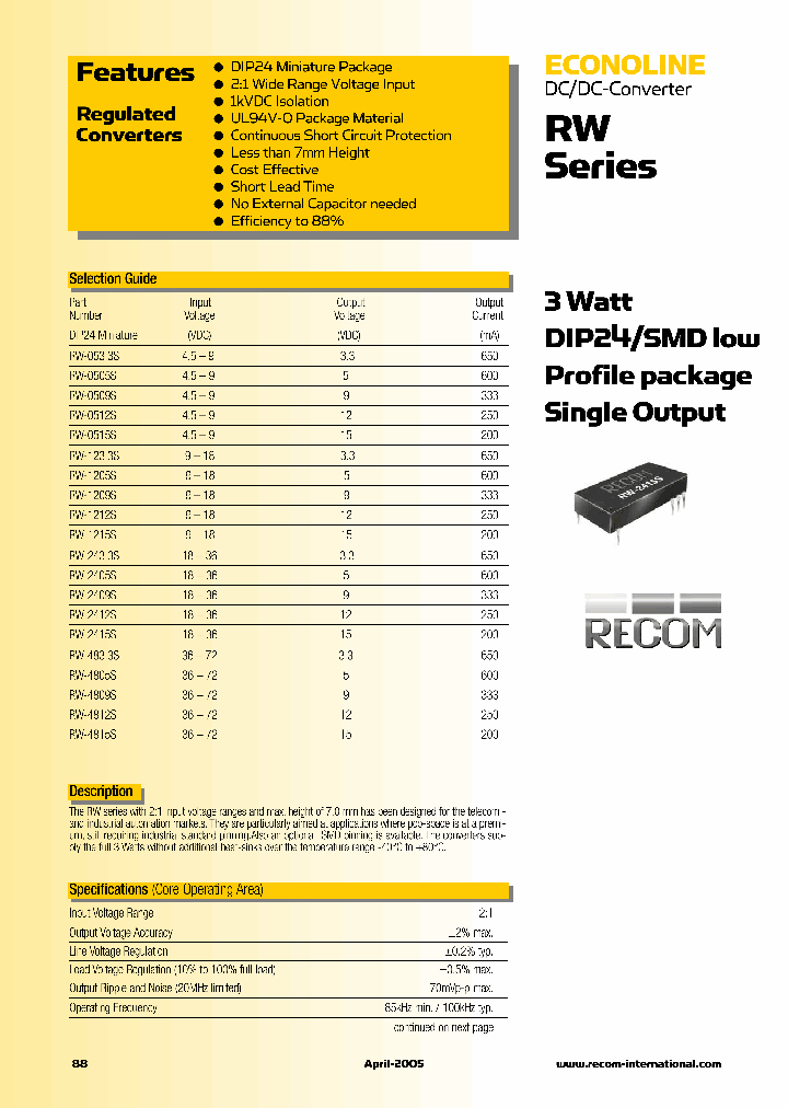 RW-0533S_1113663.PDF Datasheet