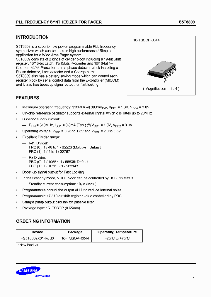 S5T8809X01-R0B0_1304043.PDF Datasheet