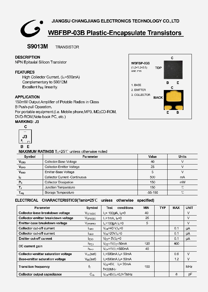 S9013M_1304323.PDF Datasheet