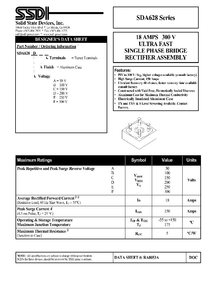 SDA628F_1306457.PDF Datasheet