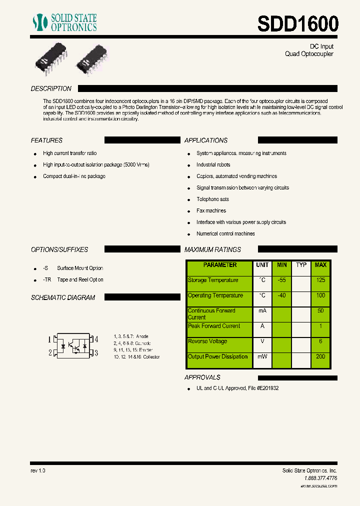 SDD1600_1306523.PDF Datasheet