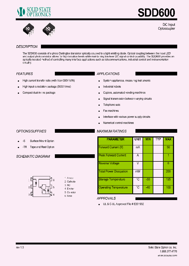 SDD600_1306529.PDF Datasheet