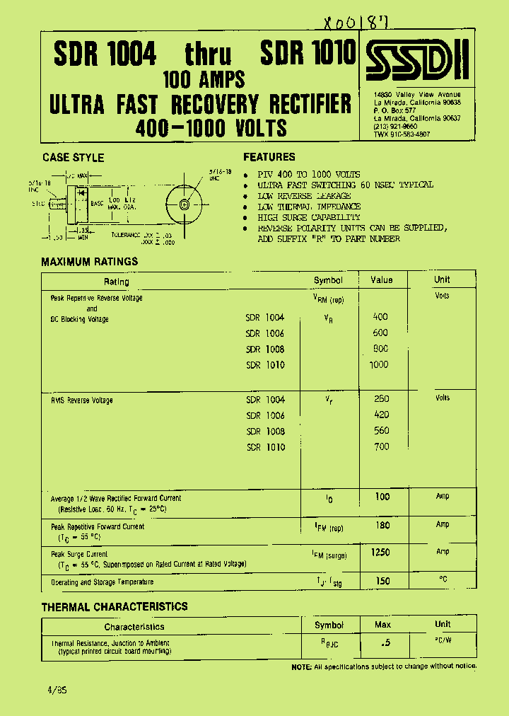 SDR1004_1063083.PDF Datasheet