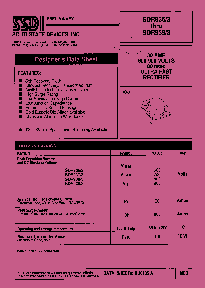 SDR9393_1306707.PDF Datasheet