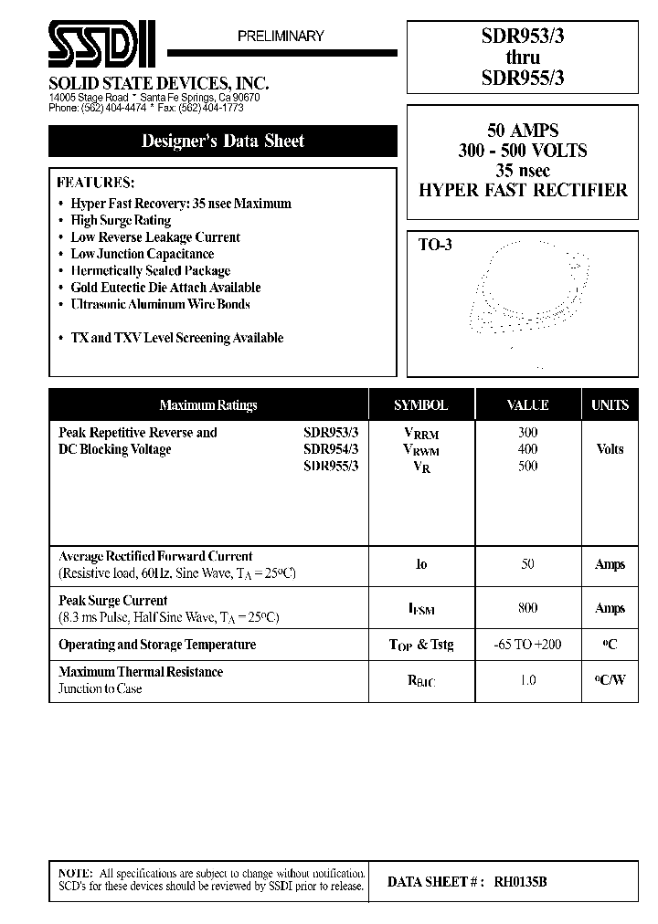 SDR9553_1306721.PDF Datasheet