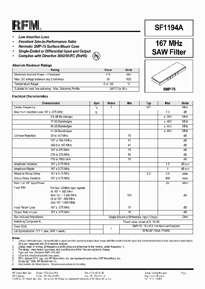 SF1194A_1307211.PDF Datasheet