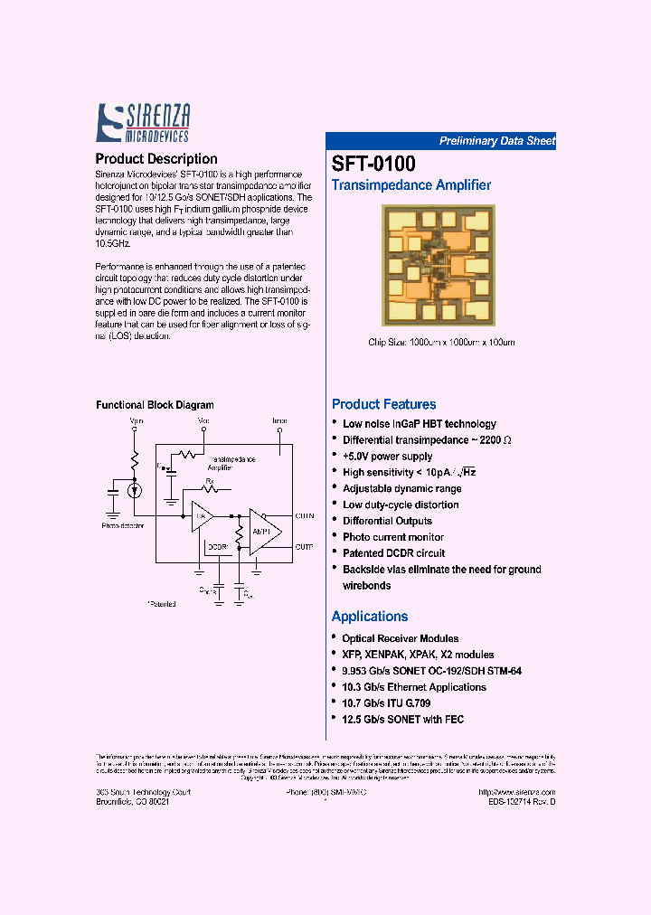 SFT-0100_1307819.PDF Datasheet