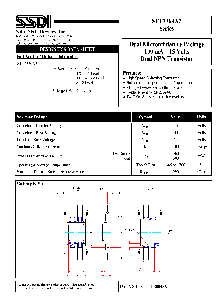 SFT2369A2_1038812.PDF Datasheet