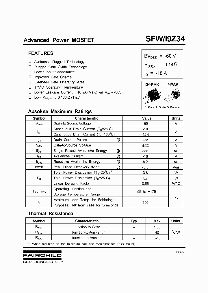 SFWI9Z34_1307899.PDF Datasheet