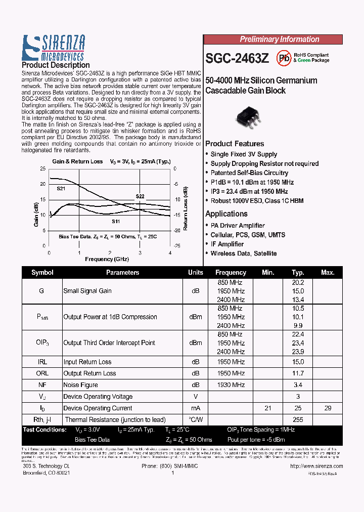 SGC-2463Z_1308139.PDF Datasheet