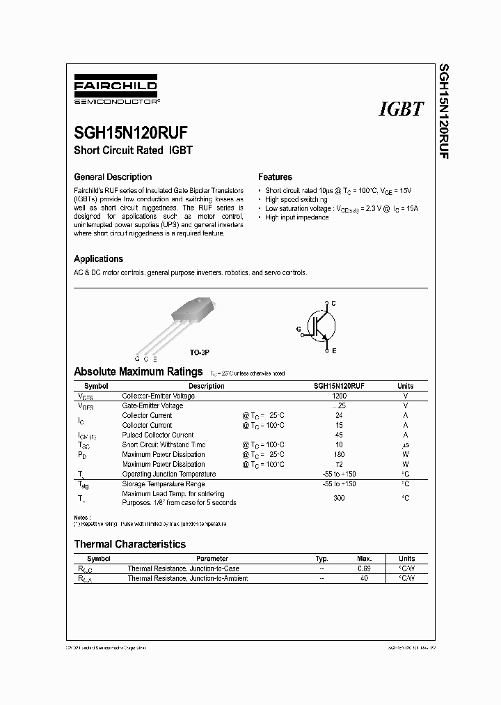 SGH15N120RUF_1308187.PDF Datasheet