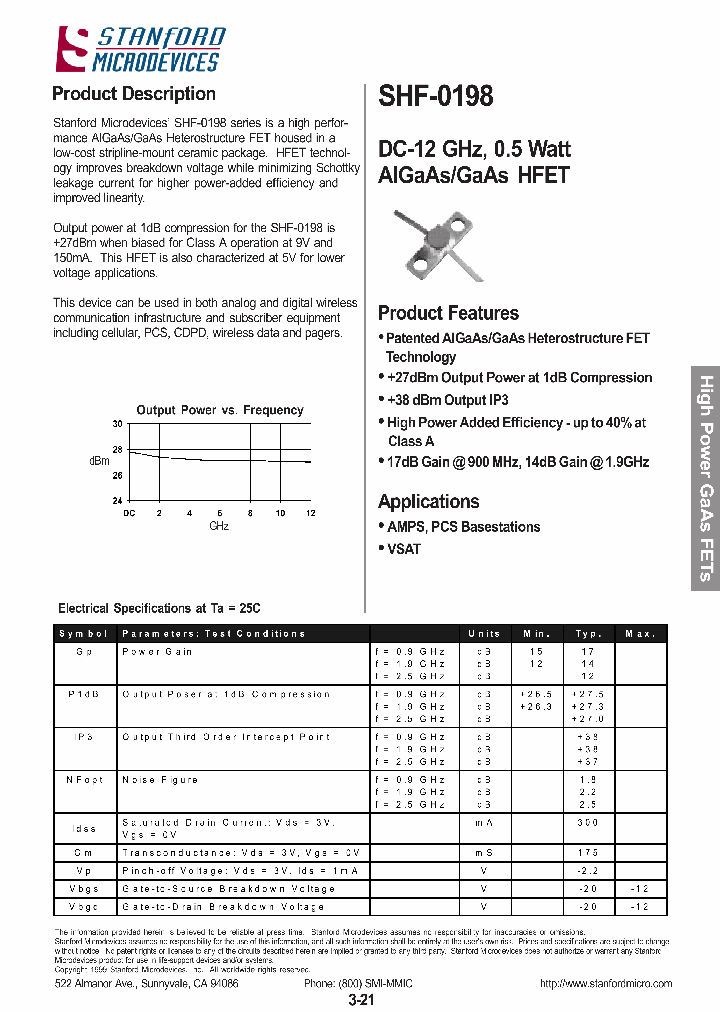 SHF-0198_1308557.PDF Datasheet