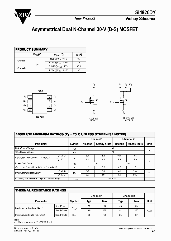 SI4926DY_1308905.PDF Datasheet