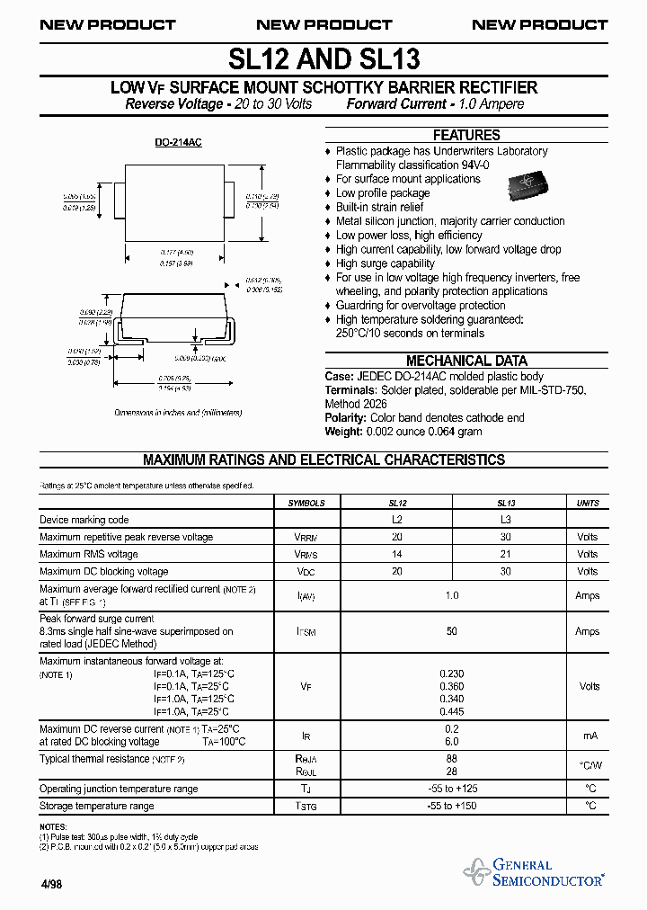 SL13_1028654.PDF Datasheet