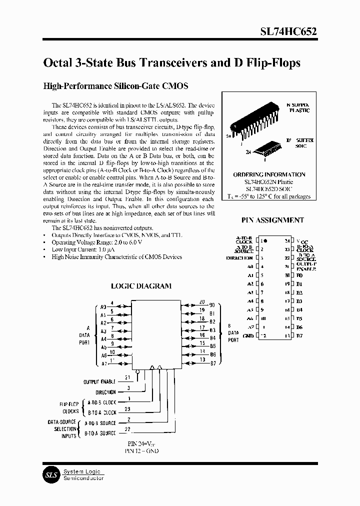 SL74HC652_1310171.PDF Datasheet