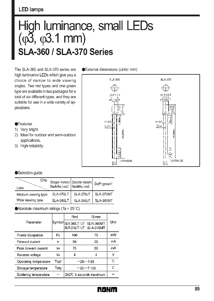 SLA-360_1310232.PDF Datasheet