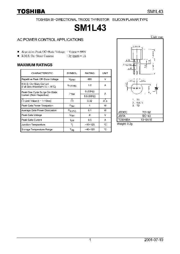 SM1L43_1310561.PDF Datasheet