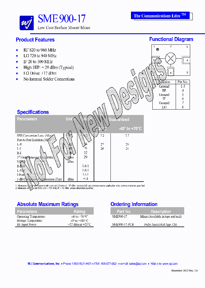 SME900-17-PCB_1311312.PDF Datasheet