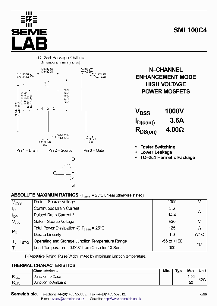 SML100C4_1311423.PDF Datasheet