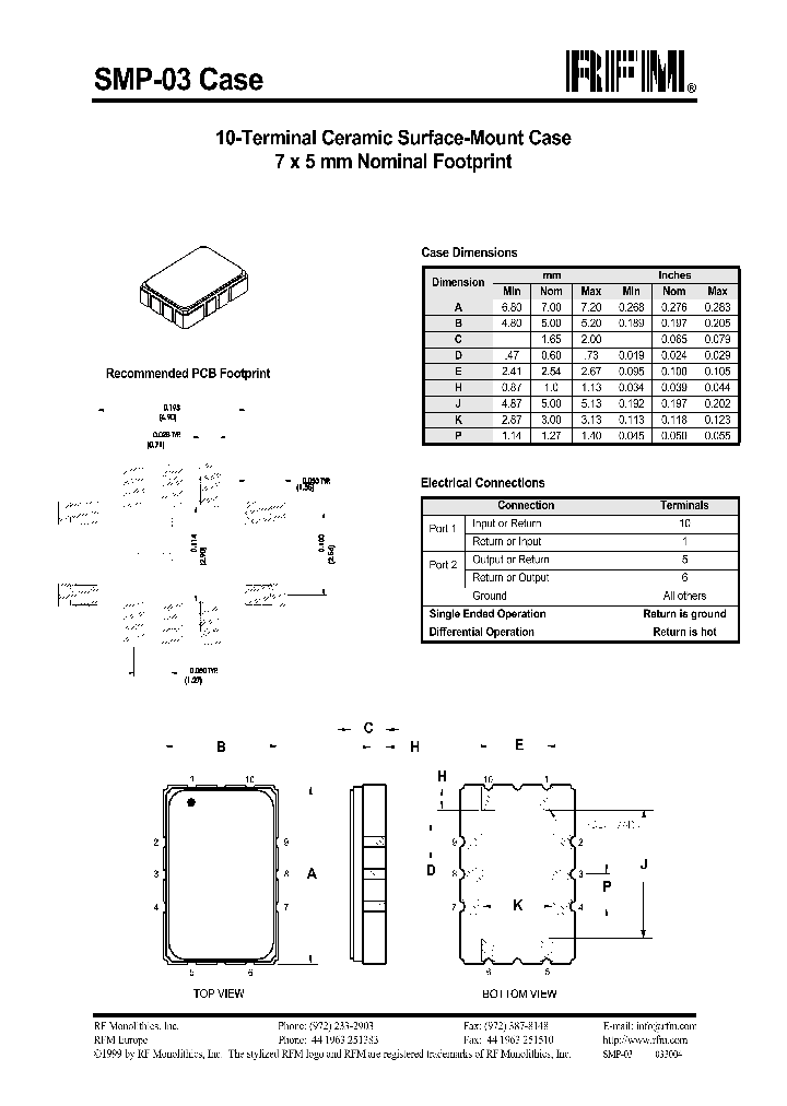SMP-03_1311523.PDF Datasheet