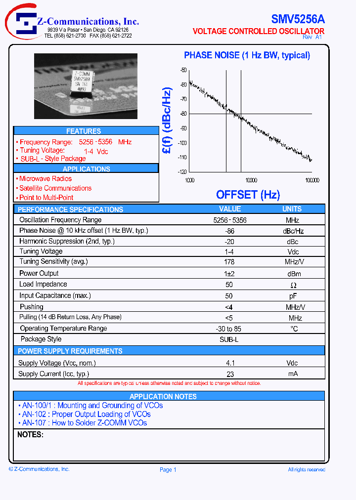 SMV5256A_1311748.PDF Datasheet