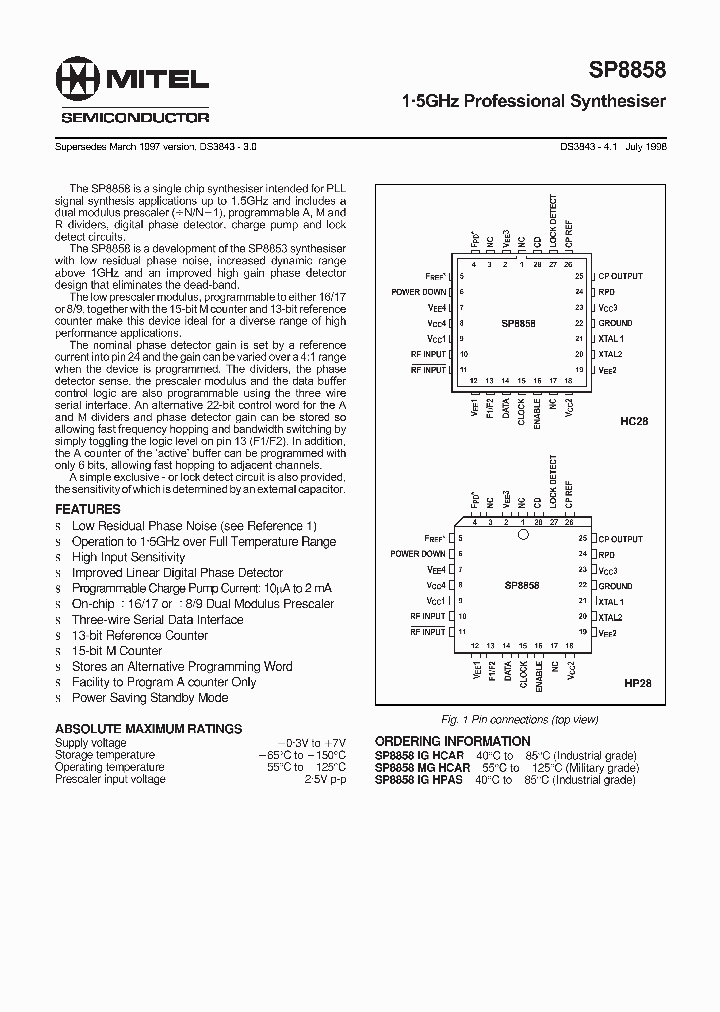 SP8858MGHCAR_1315254.PDF Datasheet