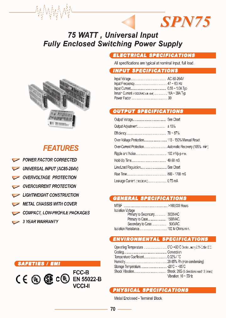 SPN75_1111254.PDF Datasheet