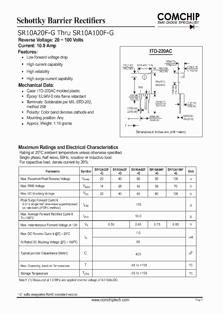 SR10A80F-G_1315940.PDF Datasheet