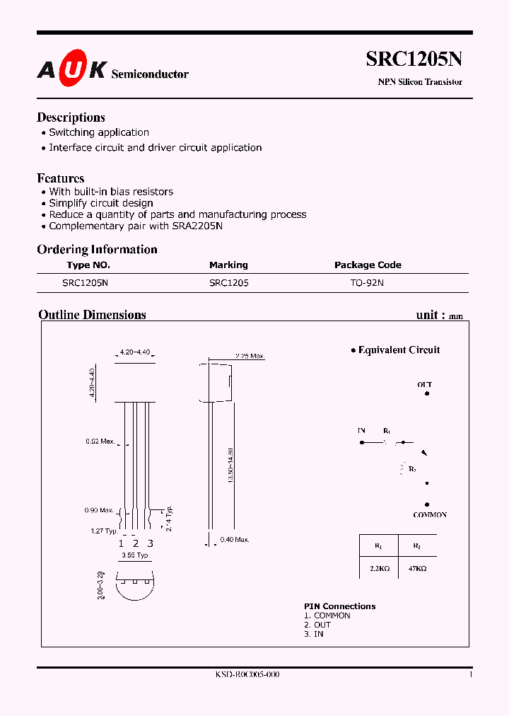 SRC1205N_1316295.PDF Datasheet