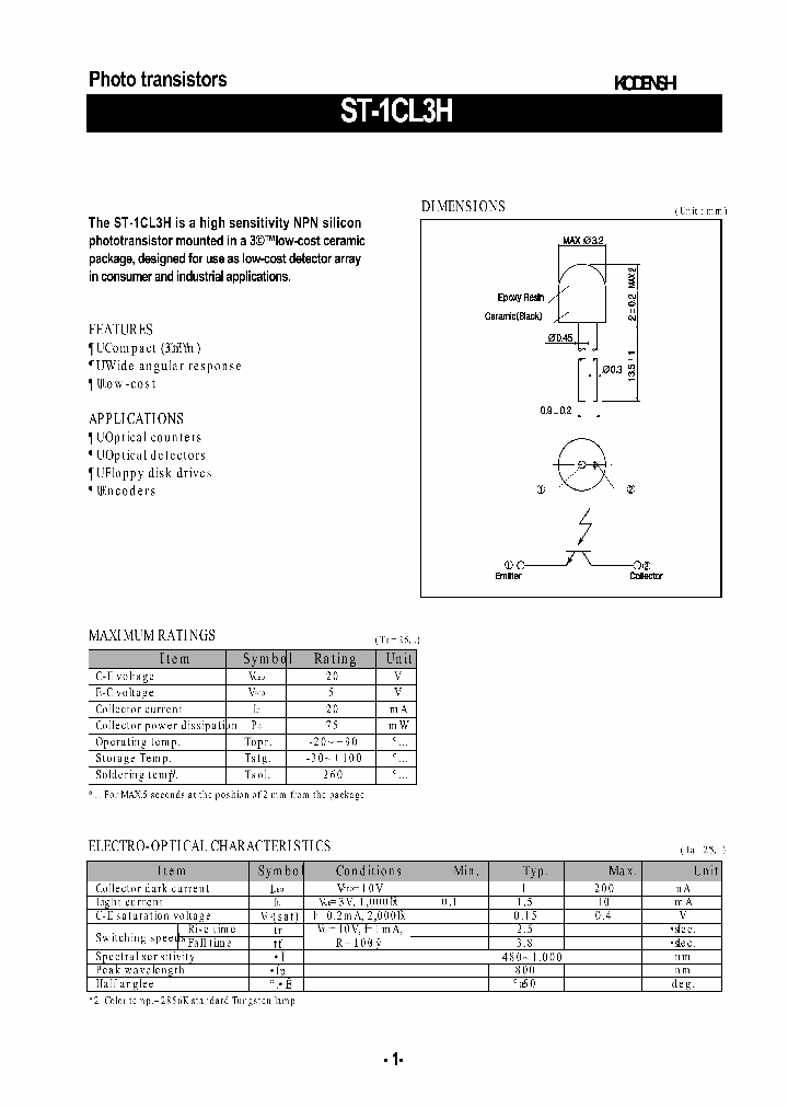 ST-1CL3H_1317305.PDF Datasheet