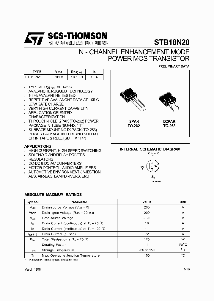 STB18N20_1317831.PDF Datasheet