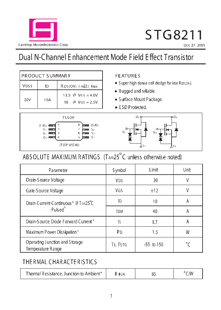 STG8211_1164987.PDF Datasheet