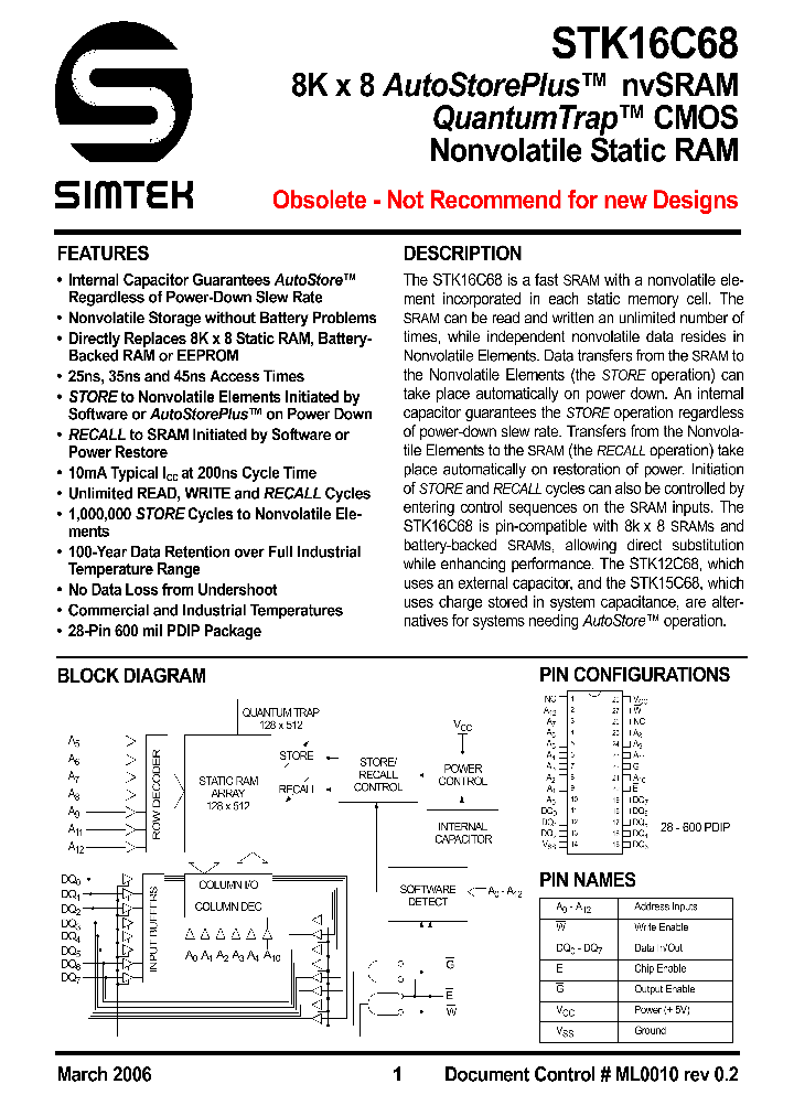 STK16C68-WF45I_1318409.PDF Datasheet