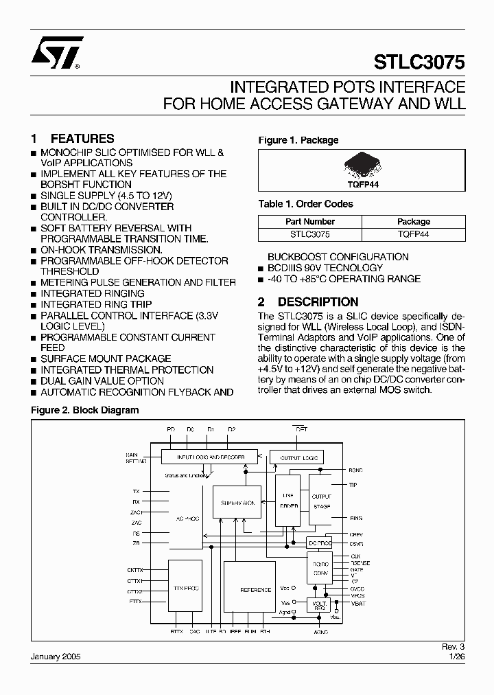 STLC3075_1318688.PDF Datasheet