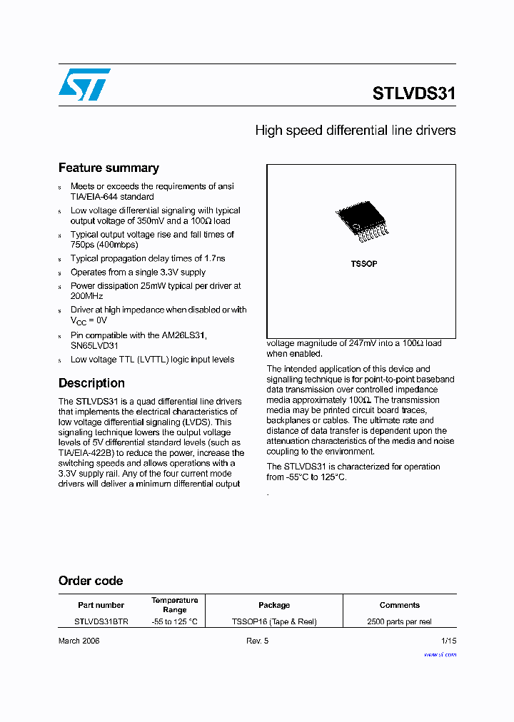 STLVDS3106_1027756.PDF Datasheet