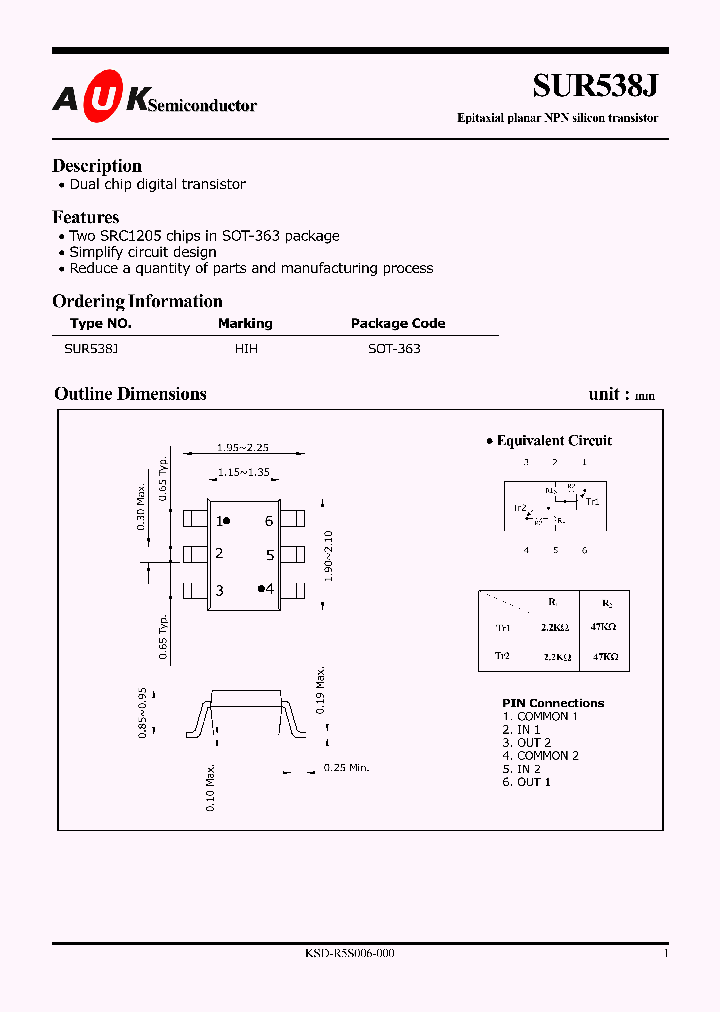 SUR538J_1319918.PDF Datasheet